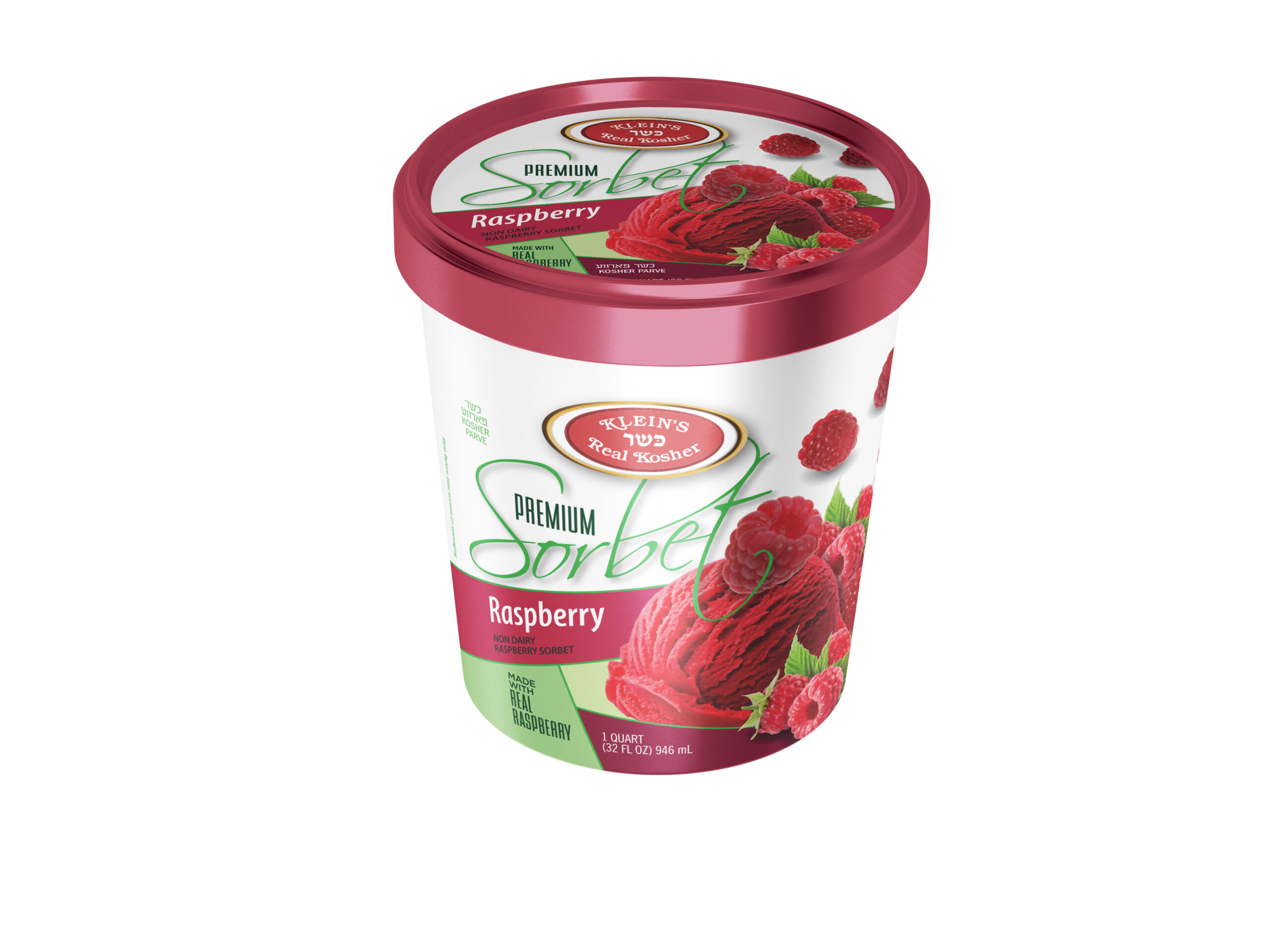 14613 Premium Sorbet Raspberry quart