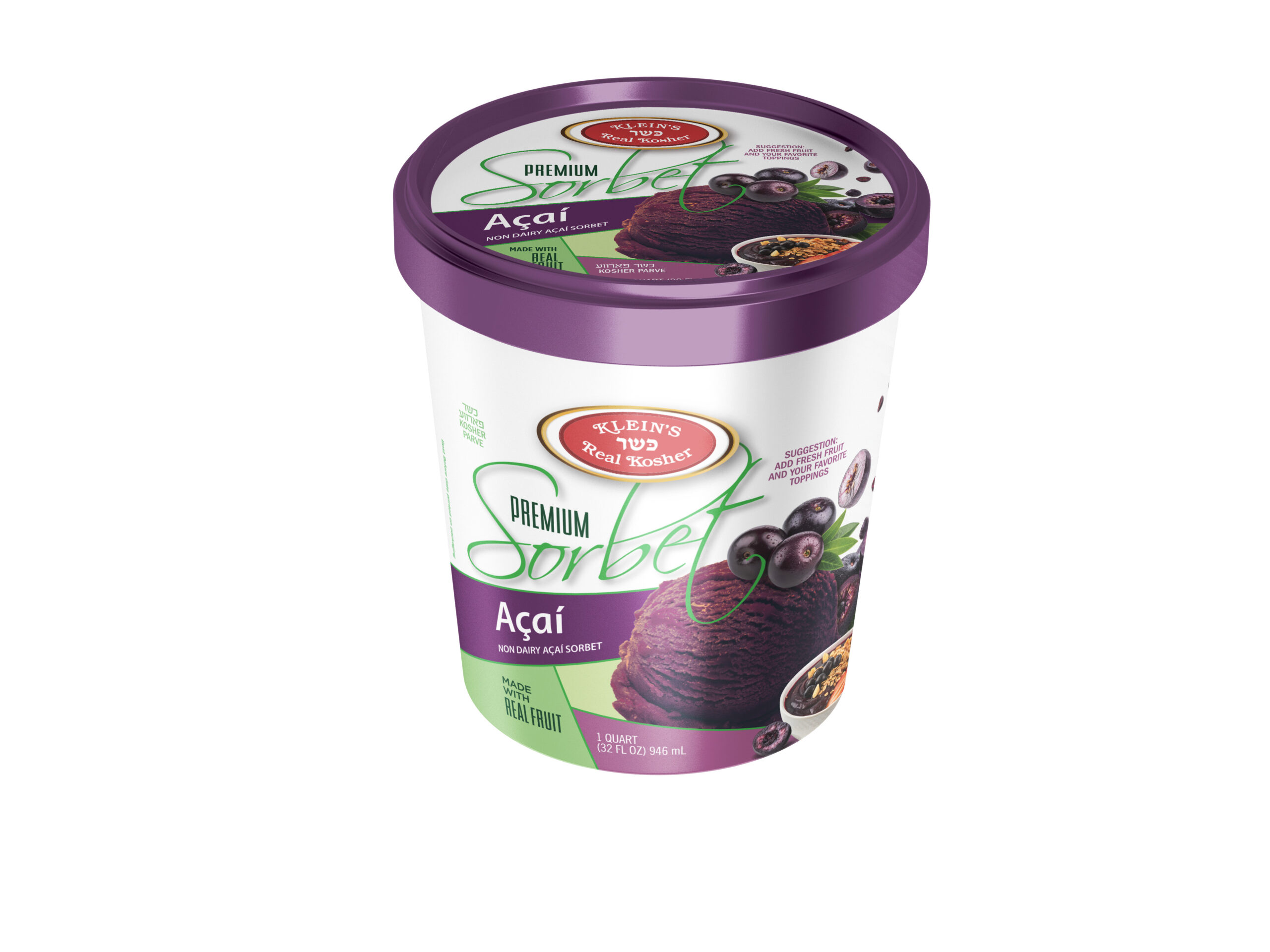 14693 Premium Sorbet Acai Quart