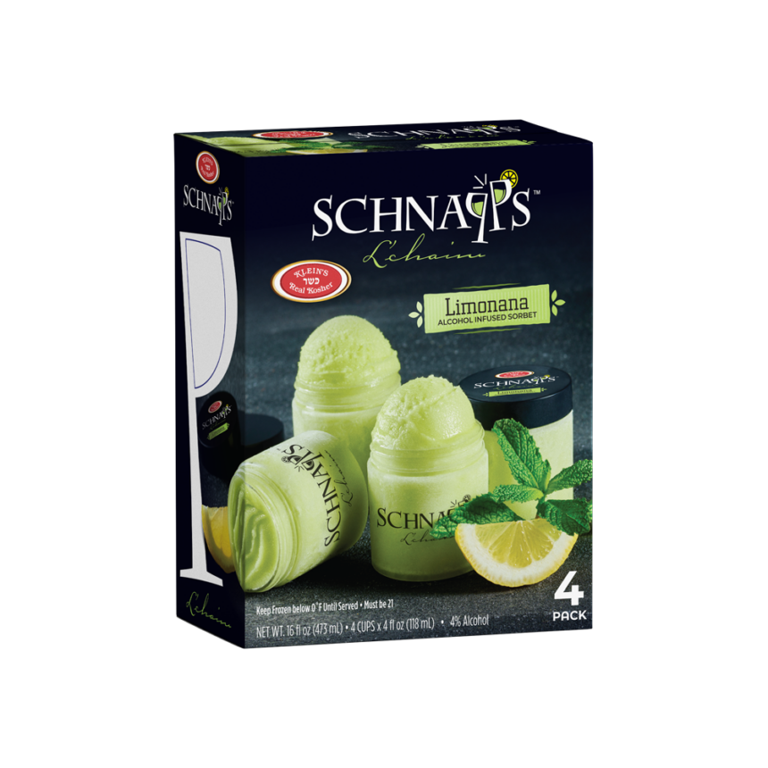 Schnapps limonana kosher ice cream
