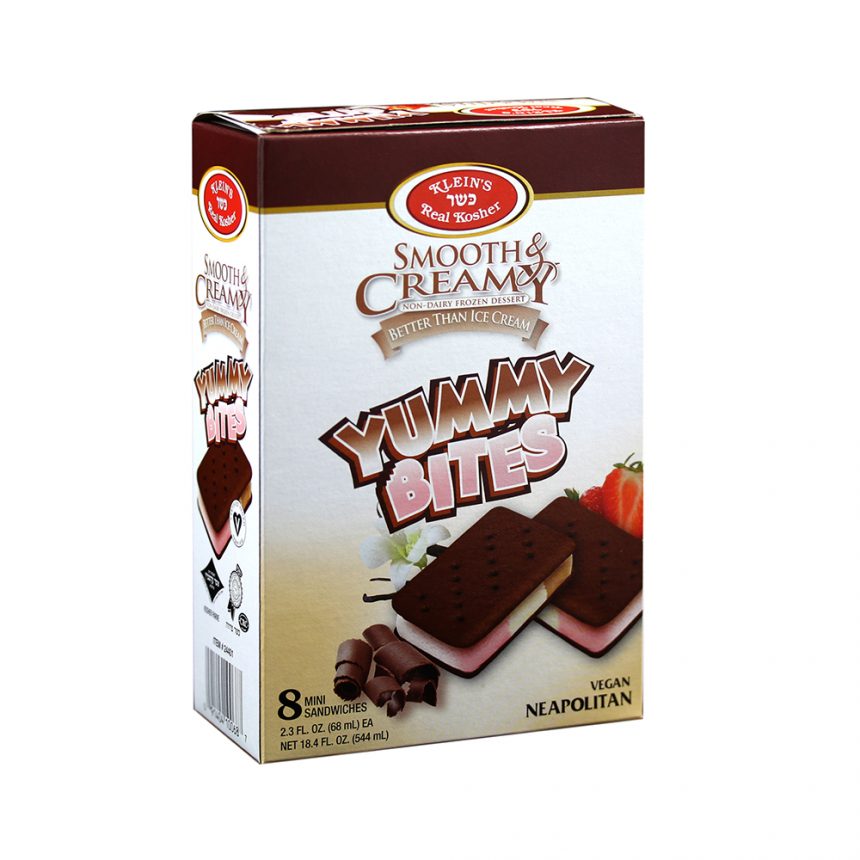 Non Dairy Neapolitan Yummy Bites Kosher Ice Cream