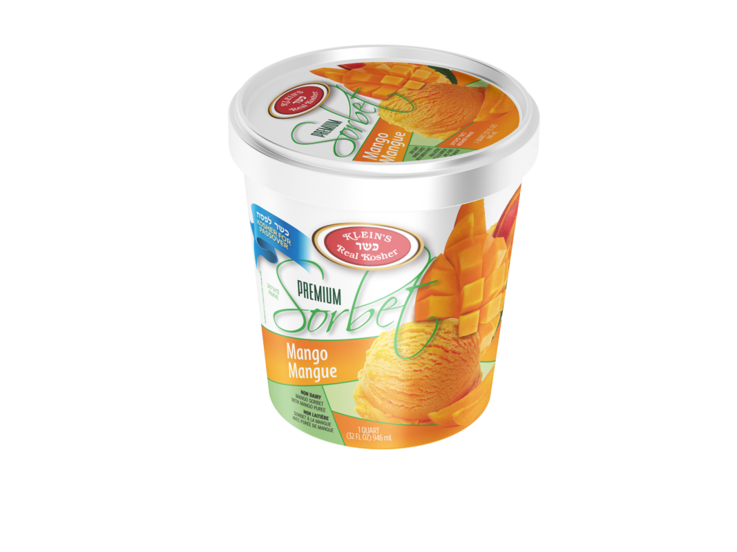 アイスセーバー Passover Mango Sorbet Quart - Kosher Ice Cream