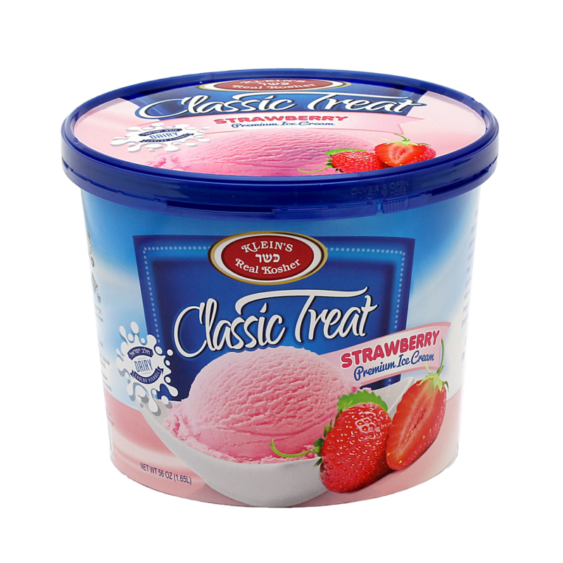 Classic Strawberry Kosher Ice Cream