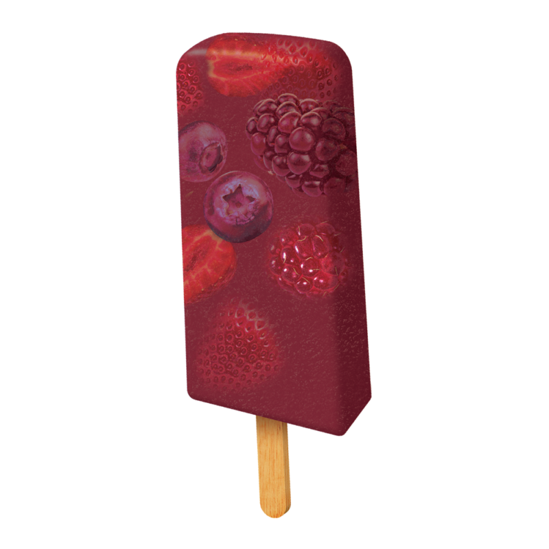 Fruity Mixed Berry Fruit Bar Kosher Ice Cream