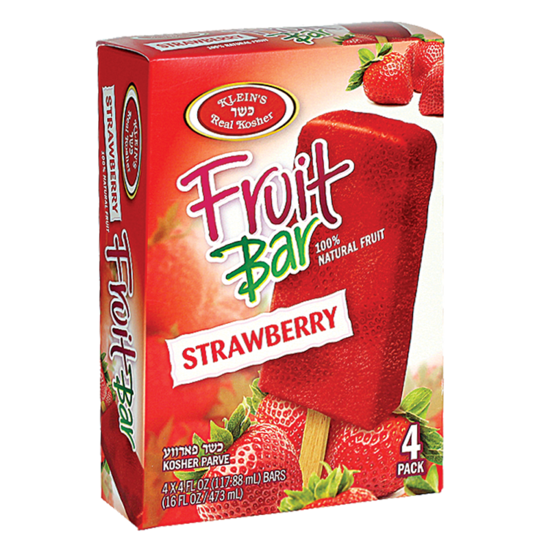 Strawberry Fruit Bar Kosher Ice Cream