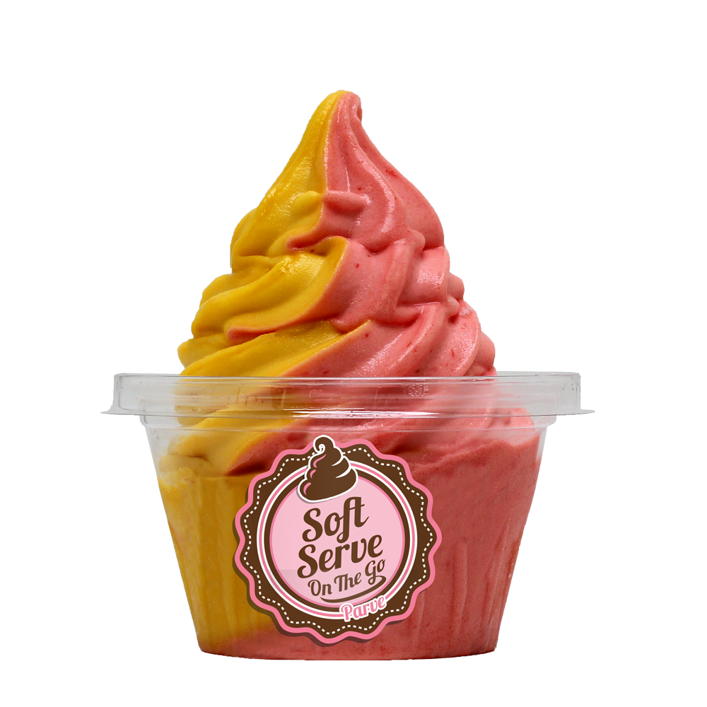 Strawberry soft sales serve ice cream