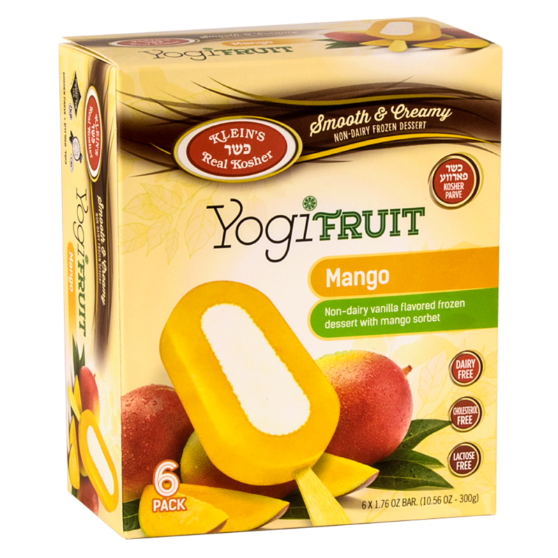 Yogi Fruit Mango Kosher Ice Cream
