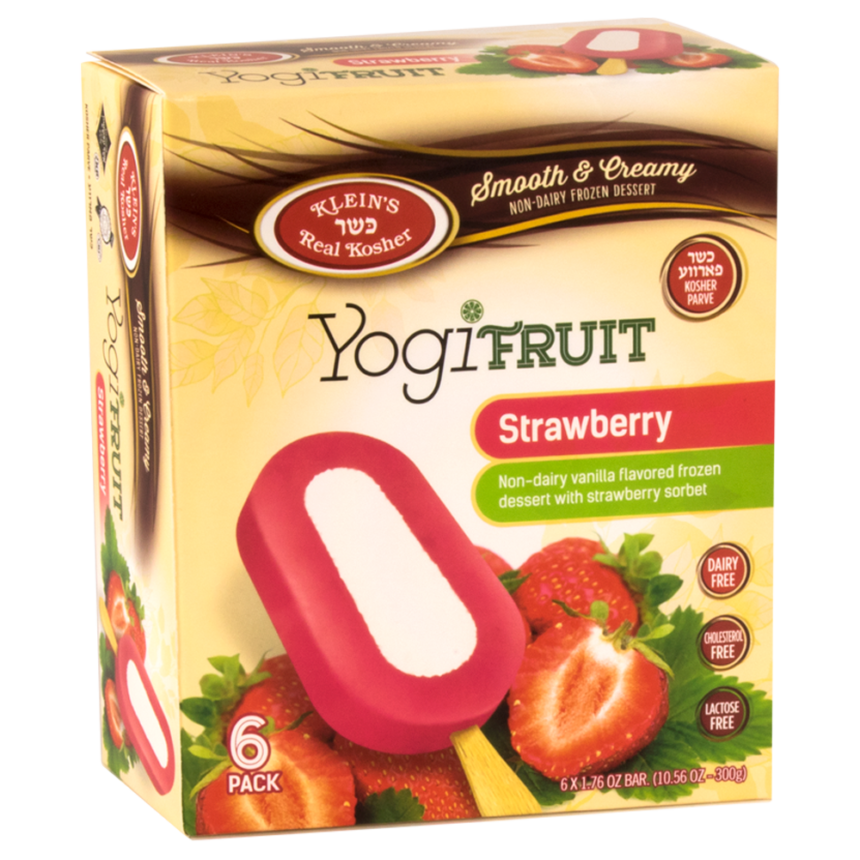 Yogi Fruit Strawberry Kosher Ice Cream