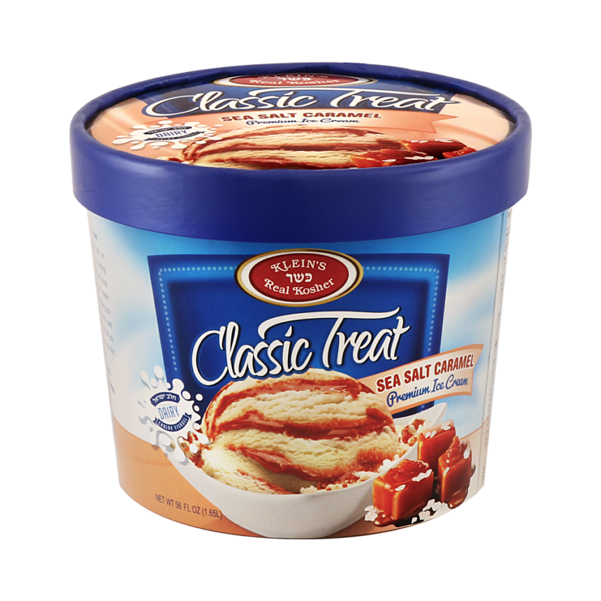 Classic Sea Salt Caramel Kosher Ice Cream