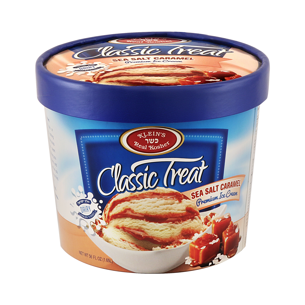 Classic Sea Salt Caramel Kosher Ice Cream