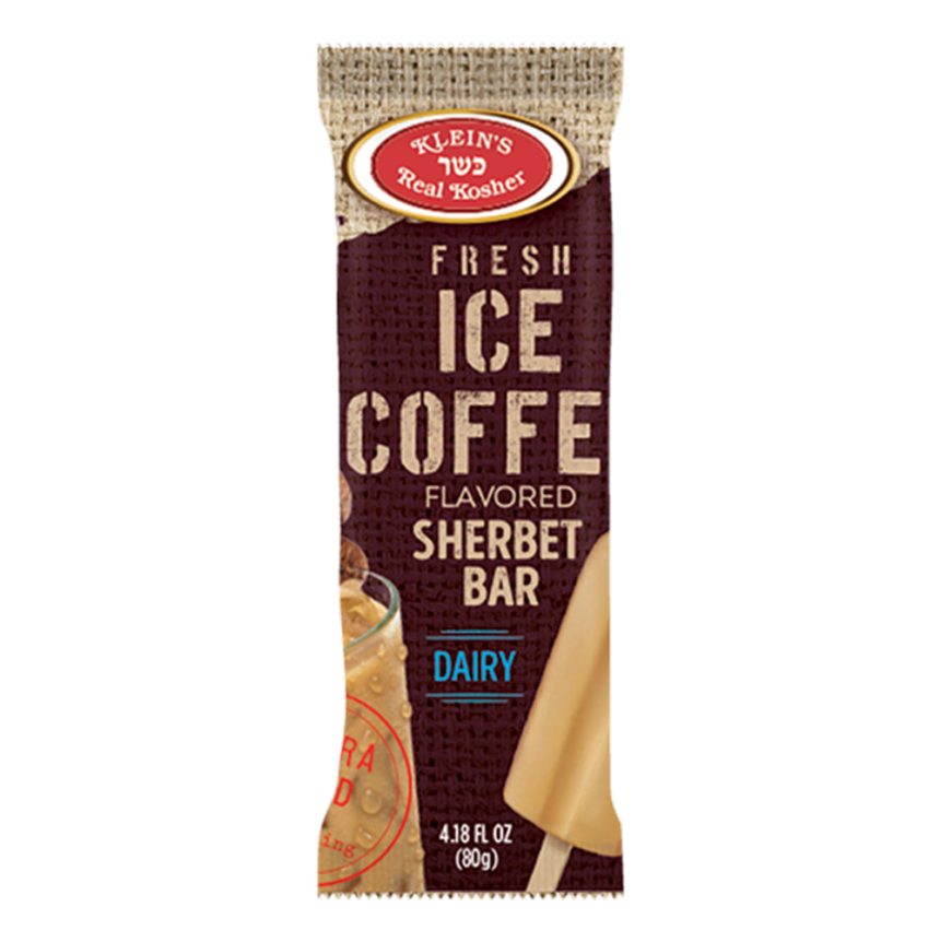 Iced Coffee Sherbet Bars Kosher Ice Cream