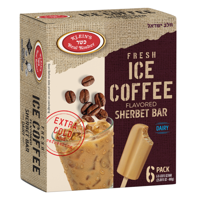 Iced Coffee Sherbet Bars Kosher Ice Cream
