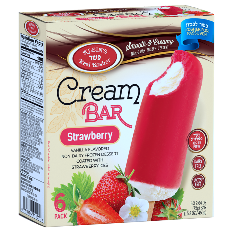 Strawberry Cream Bar Kosher Ice Cream