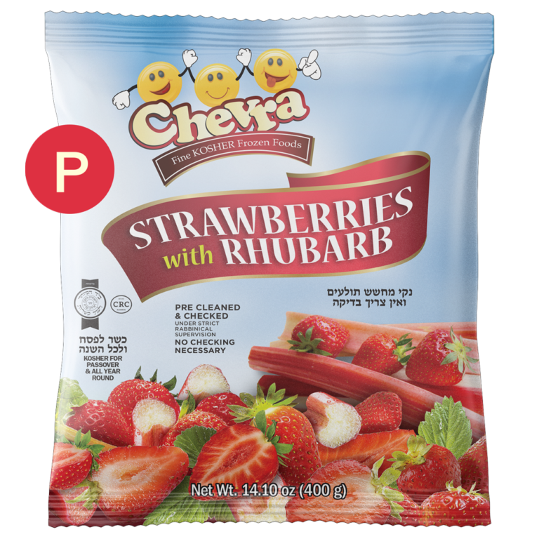 Strawberry Rhubarb Kosher Ice Cream